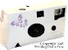Lavender Butterfly Wedding Cameras