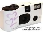 Pink Hearts Wedding Cameras