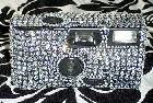 Alluring Black Rhinestone Cameras