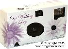 Purple Daisy Wedding Cameras