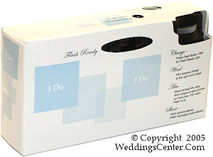 Blue I Do Wedding Cameras