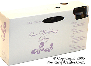 Lavender Butterfly Wedding Cameras