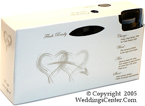 Silver Hearts Wedding Cameras