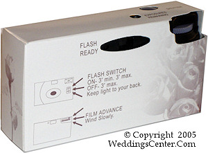 Silver Rose Wedding Cameras