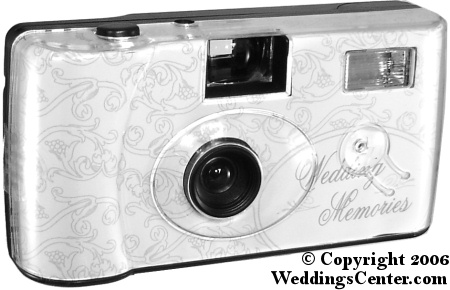 Classy Silver Wedding Cameras 