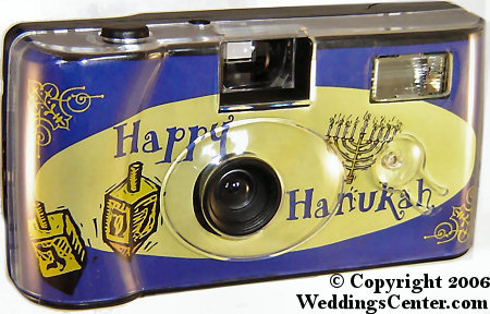 Happy Hanukah Single Use Cameras